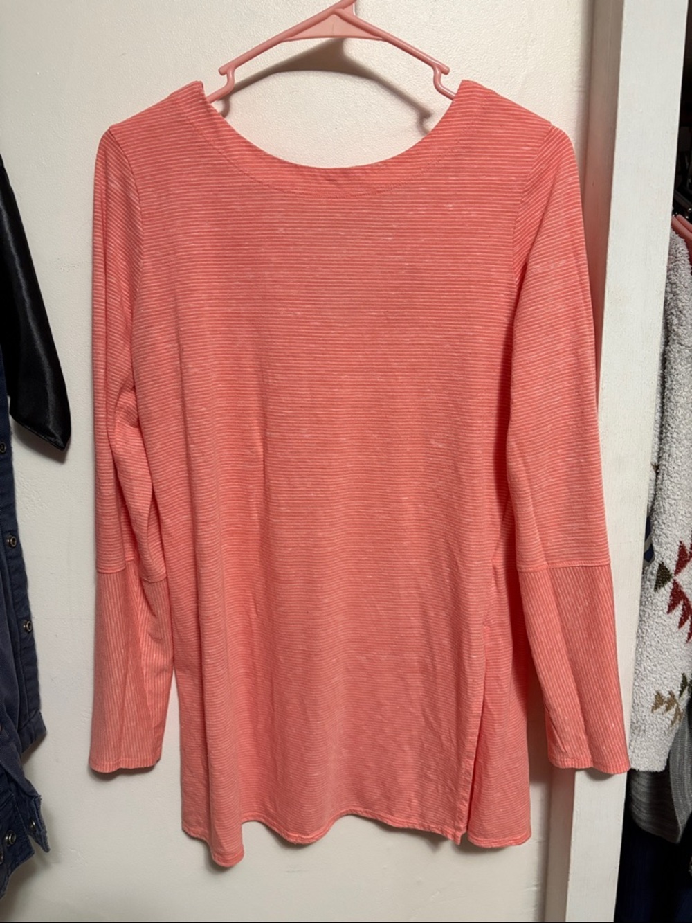 Prana Coral Long Sleeve Ribbed Knit Top